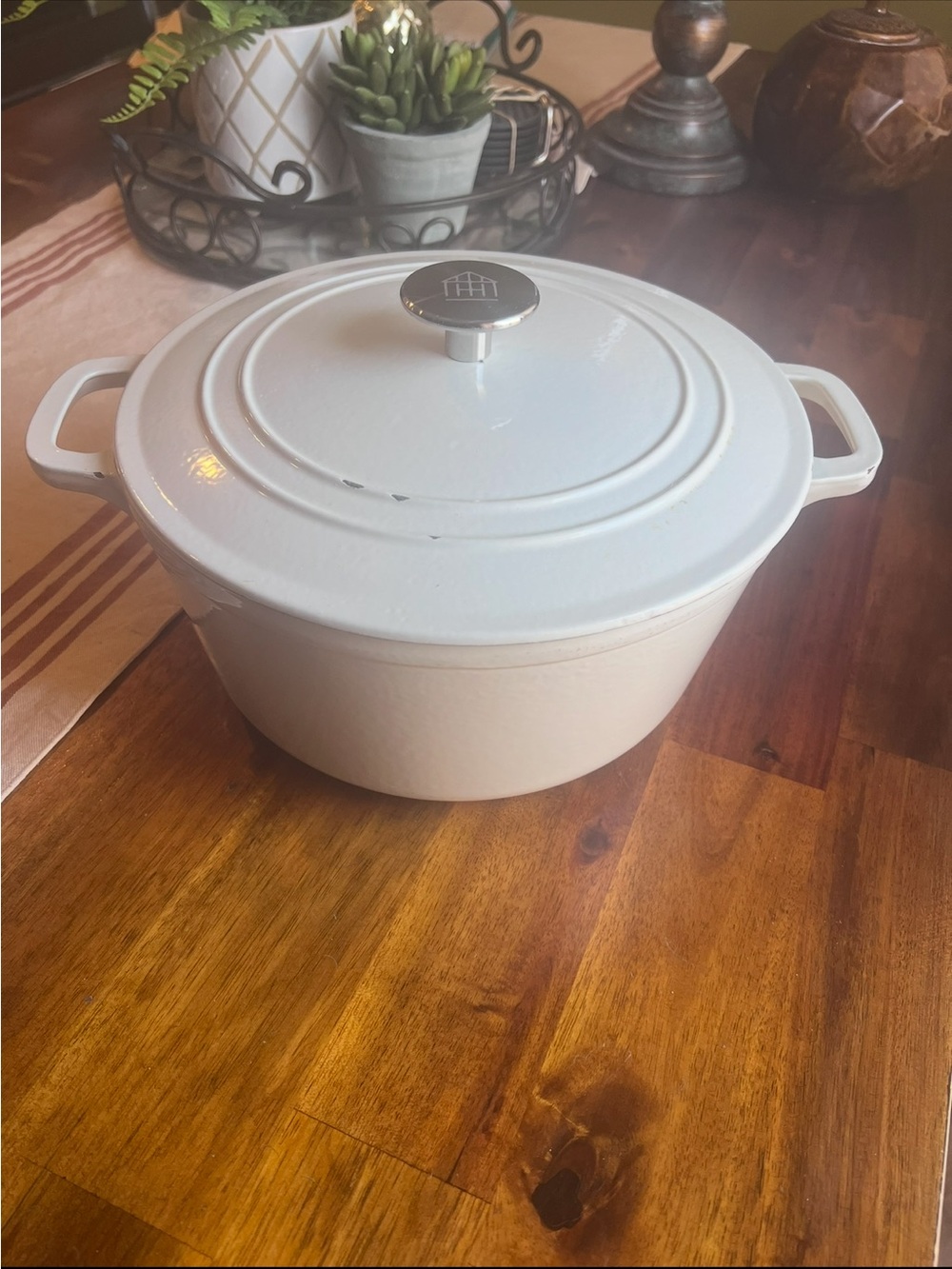 Hearth & Hand with Magnolia Enameled Cast Iron Dutch Oven  5 Quart